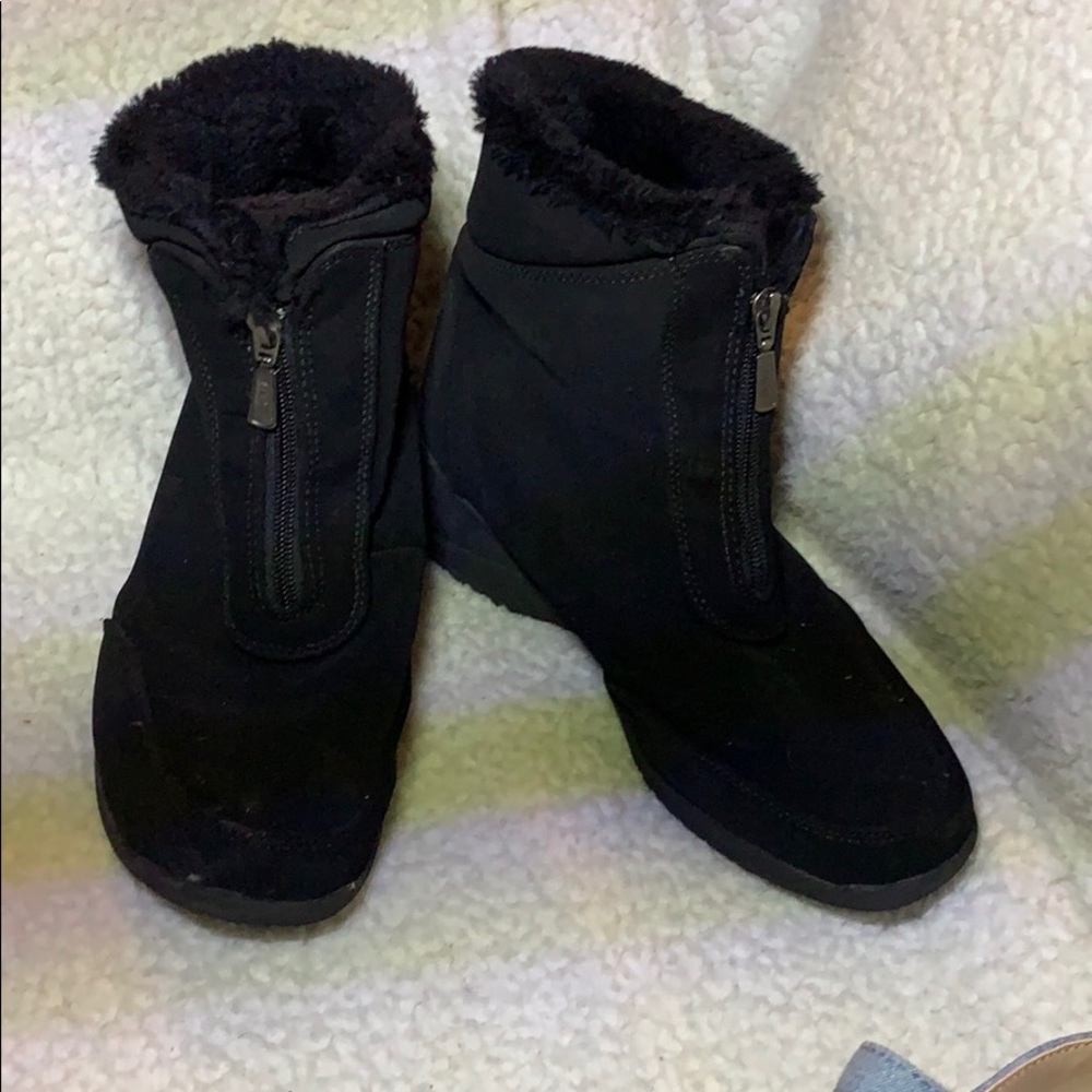 Khombu black winter boots